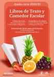 Convocatoria de ayudas - Comedores escolares y Libros de texto. Curso 2023/2024 (Período Ordinario)